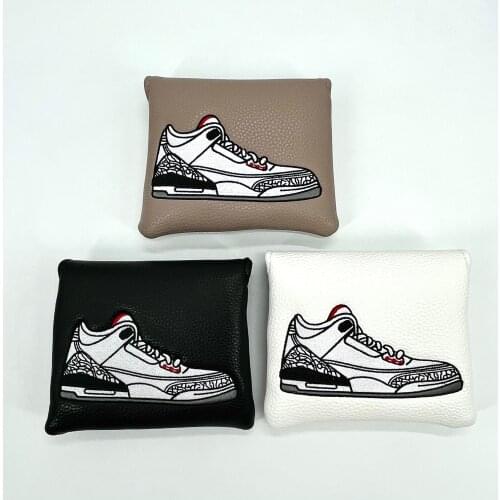 Golf Mallet Putter Personalized shoe design Headcover with Hoop&Loop Closure for Taylormade MySpider X Spider X Spider S Putter