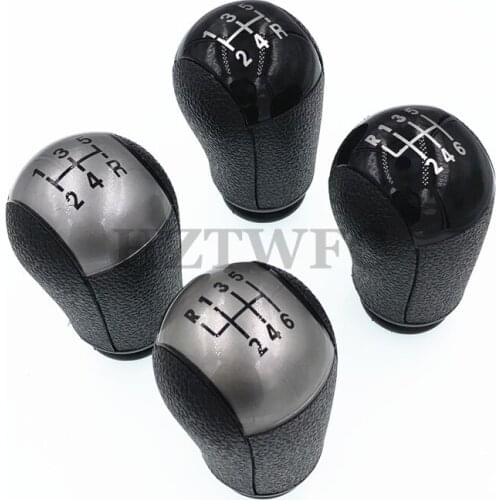 Free Shipping 5 6 Speed MT Gear Stick Shift Knob For Ford Focus Mondeo MK3 S-MAX C-MAX Mustang Galaxy Fiesta MK6 Transit