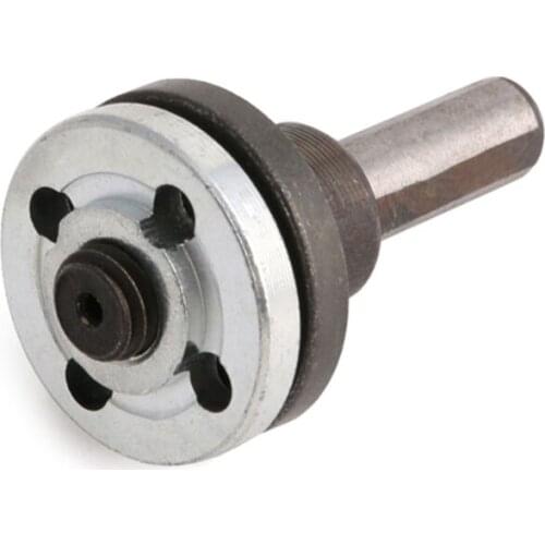 M3GA High Quality 87mm Long Mandrel Adapter Flange Spanner Kit Disc Holder with Inner Diameter 10mm for Angle Grinder