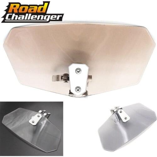 Motorcycle Parts Adjustable Clip On Windshield Spoiler Windscreen Air Deflector For Honda For Suzuki For Yamaha For Kawasaki
