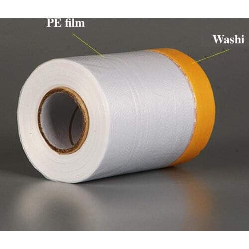 20M 1PCS Roll Spray Paint Protection Film For Car Paint Plasti Dip Rubber Paint Plasti Dip Masking Film Cover