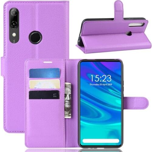 10pcs/lot Litchi Grain wallet leather Case for huawei P Smart Z Nova 5i Y9 Prime 2019 Honor 20 Honor 20Pro Y5 2019