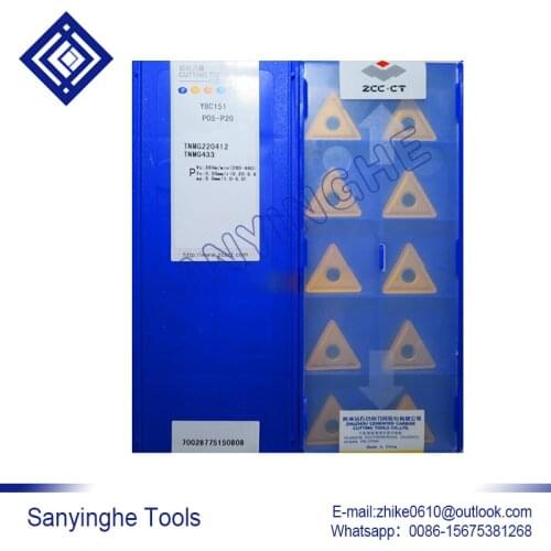 Free shipping high quality 10pcs/lots YBC151 TNMG220412 cnc carbide turning inserts