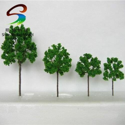 10pcs Scale Train Layout Set Model Scale Trees in size 9cm