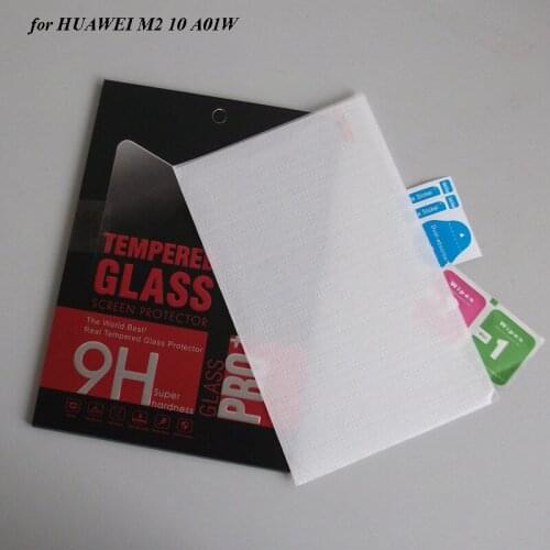 100PCS/Lot With Box Good Quality Tempered Glass Screen Protector Film For HUAWEI M2 10 A01W By DHL