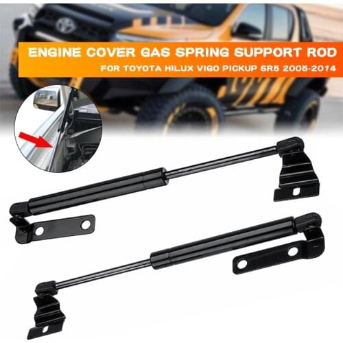 2Pcs Car Front Hood Bonnet Gas Shock Support Strut Damper Fit For Toyota Hilux Vigo Pickup SR5 2005-2014