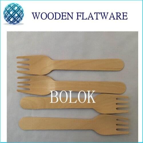 2000pcs/lot Plain Wooden Forks Wooden Silverware - Wooden Cutlery - Disposable Wood Cutlery Eco-Friendly and Biodegradable14cm