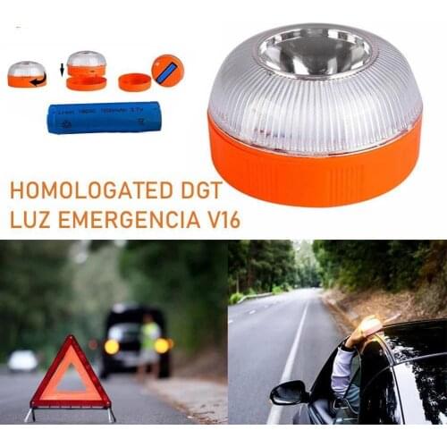 2021 Emergency Light V16 Homologated DGT Approved Car Emergency Light Flashing Light Strobe Light Battery Version For Cars