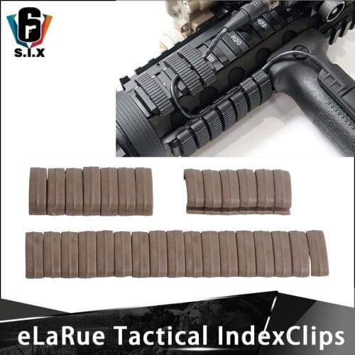 30pcs Tactical Airsoft LaRue Tactical IndexClips Rail Cover Picatinny Rail Hunting Accessory