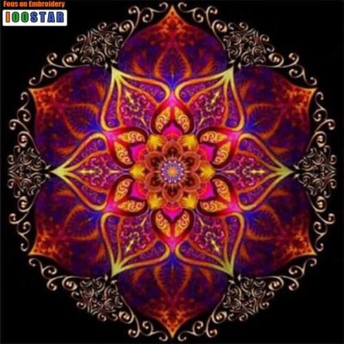 5D Diy Diamond Painting Cross Stitch Mandala Home Decor FullRound/Square Rhinestones Mosaic Inlay Diamond Embroidery