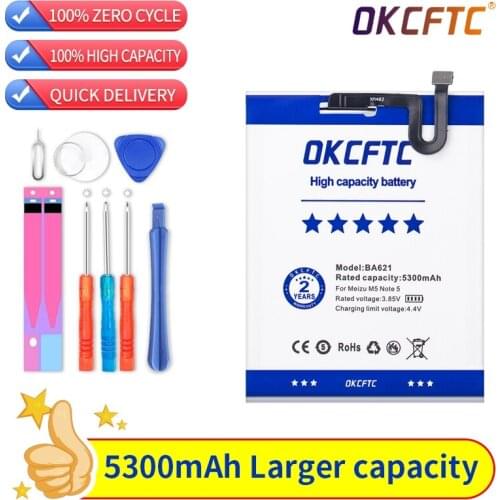 BA621 Battery For Meizu Note5 / M5 Note M621N/M621Q/M621H Mobile Phone +Tracking Number