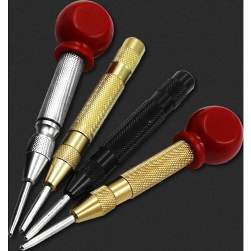 Automatic Center Punch HSS Break Device 5 Inch 1PC Eye Punch Woodwork Tool Drill ​Bits Automatic Center Pin