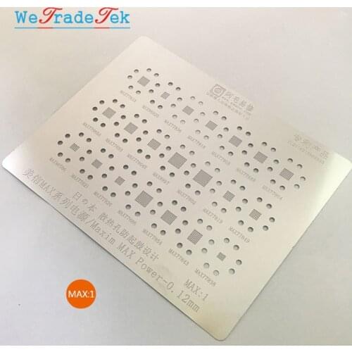 BGA Reballing Stencil Kit 21 In 1 Maxim MAX Power Tin Mesh Solder Template for MAX77833 MAX98925 MAX77836 MAX77818 MAX77803