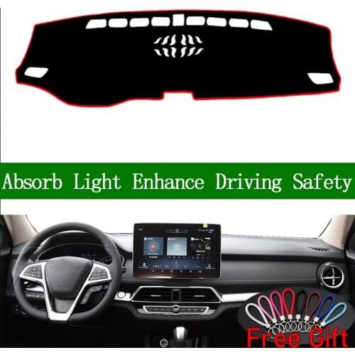 For BYD SONG DM 2019 Dashboard Cover Sun Shade Non-slip Dash Mat Pad Carpet Car Stickers Interior Accessories