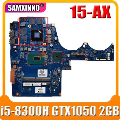 For HP OMEN 15-AX Laptop Motherboard With SR3Z0 i5-8300H CPU GTX1050 2GB GPU L30704-601 DAG35NMB8C0 MB 100% Tested Fast Ship