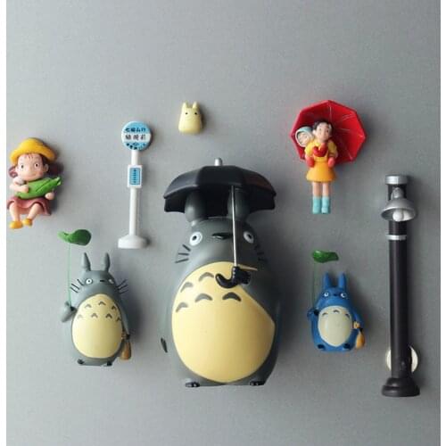 My Neighbor Totoro anime action figure high quality 3d fridge magnets classic toys for children home decoration