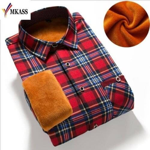 MKASS Mens Corduroy Shirts