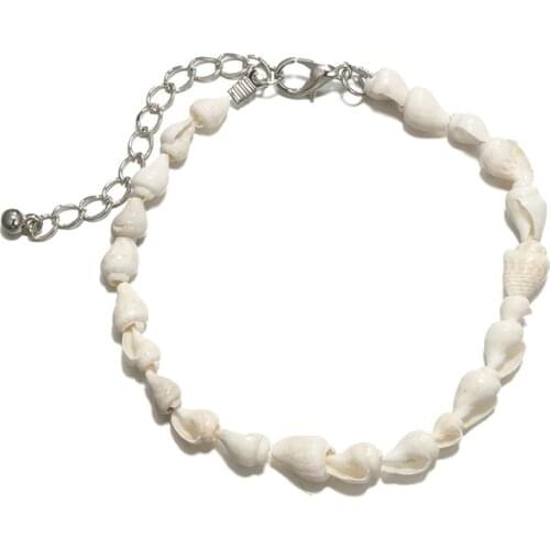 Fashion 2Pcs/Set Women Bohemia Shell Foot Chain Anklet Ankle Bracelet Barefoot Jewelry