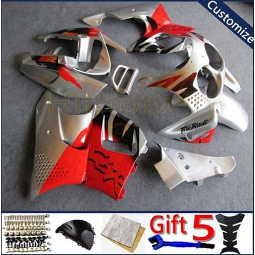 Motorcycle cowl For CBR900RR 1991 1992 1993 CBR893RR 91 92 93 CBR 900 RR motorcycle Fairing hull red silver