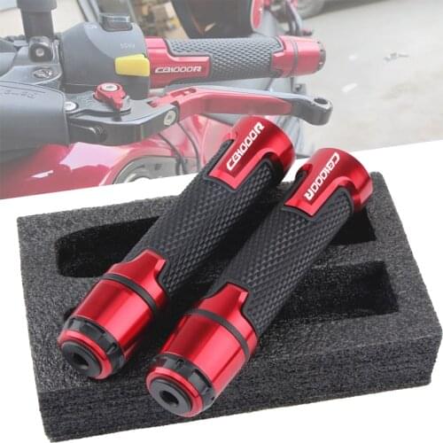 For CB1000R 2008 2009 2010 2011 2012 2013 14 7/8'' 22mm Motorcycle knobs Anti-Skid scooter Handle ends Grips Bar Hand Handlebar