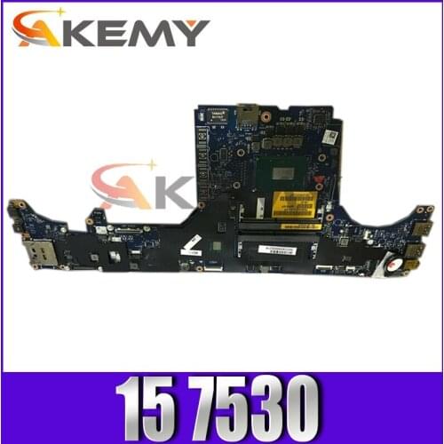 Original Laptop motherboard For DELL Precision 15 7530 Mainboard QNCT DAP10 LA-F591P