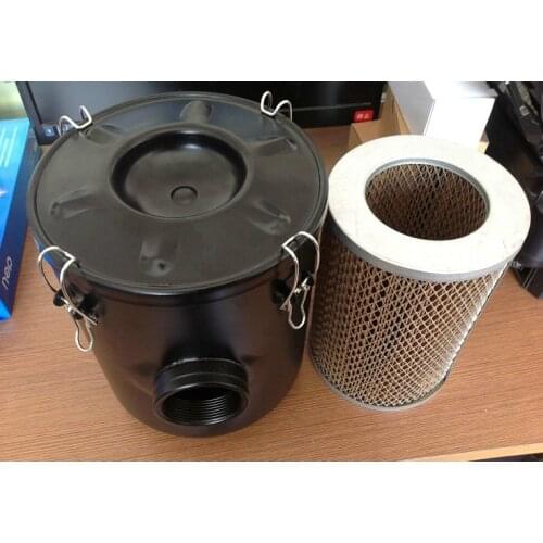 INDUSTRIAL VACUUM PUMP INTAKE FILTER IN HOUSING 2" Rc INLET & OUTLET