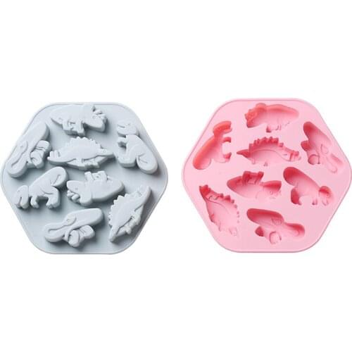 Animals Ancient Dinosaur Baking Mold Silicone Pastry Molds Cake DIY Chocolate Mould Ice Tray Gummy Cake Decoration Accessories