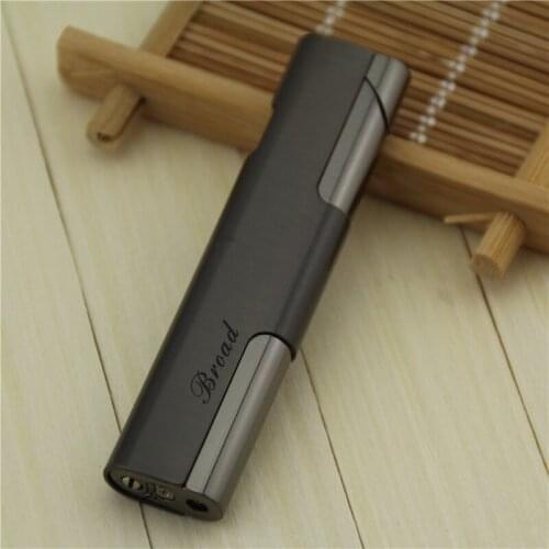 Windproof Electroplated Metal Lighter Briquets Et Accessoires Fumeurs Smoking Accessories for Weed Briquet Jet Tempete Men Gifts