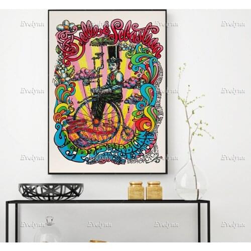 Vintage Horror Poster For Halloween / Circus Theme /Halloween Wall Art Decor/Prints Home Decor Canvas Unique Gift Floating Frame