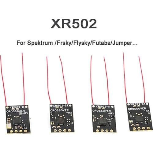 XR502 2.4G SBUS PPM RSSI Dual Antenna Micro Receiver for DSM X/2 SFHSS Frsky-D8/D16 AFHDS-2A Radio Transmitters RC FPV Drone