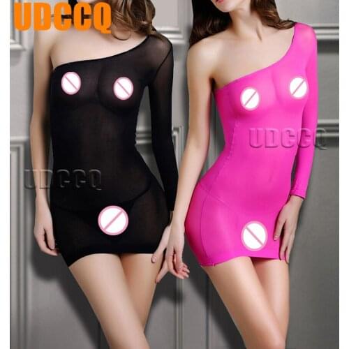 Women hot sexy lingerie silk costumes sexy underwear strapless sex product erotic lingerie porn babydoll/baby doll dress 8866