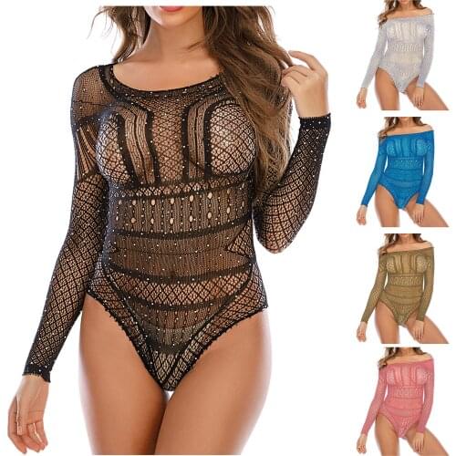 Women Sexy Net Dress Drilling Skirt Fashion Split Shiny See-through Camisole Set Underwear Bra Set Нижнее белье бюстгальтер