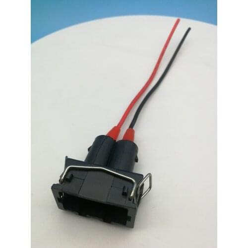 10pcs/lot 2 Pin 6.3series Auto Waterproof Sound Horn Female Wire harness Connector 357 951 772 with 15CM 16AWG