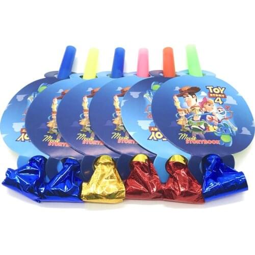 10pcs/lot Kids Boys Favors Toy Story 4 Theme Happy Baby Shower Party Disposable Plastic Loot Bags Birthday Decorations Gift Bags