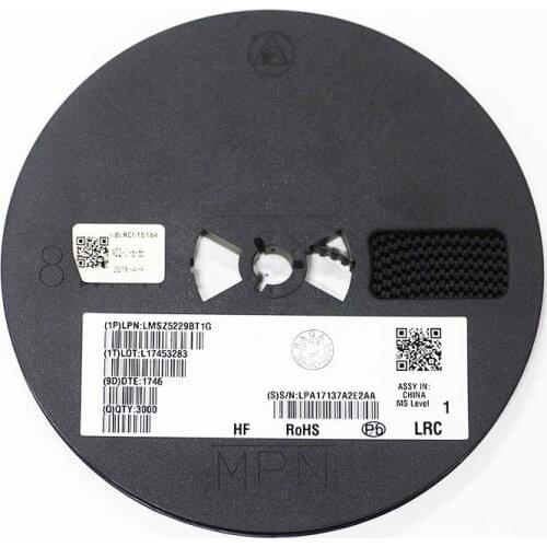 50PCS Zener diode LMSZ5229BT1G 4.3V 0.5W(500mW) SOD-123 LMSZ5229BT1G