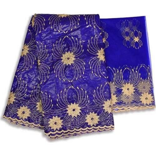 African bazin riche embroidered lace fabric 2020 high quality lace bazin riche fabric with nigerian lace fabric k15-91