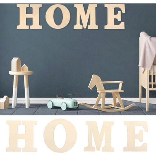 30cm Large Wooden Letters English Alphabet DIY Personalised Name Design Art Craft Free Standing Wedding Birthday Home Decor