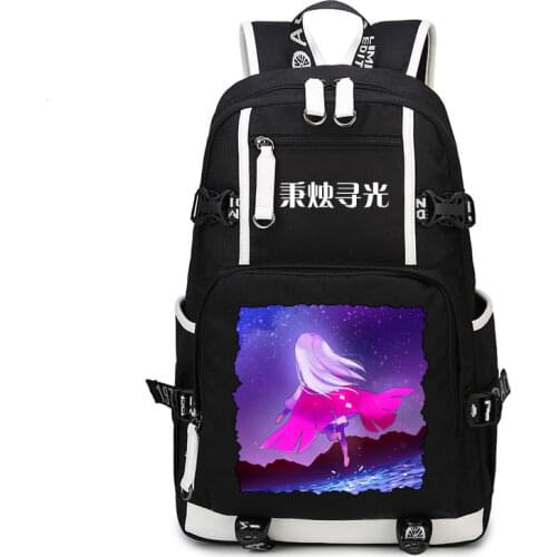Game Children of Light Season of Rhythm Backpack Cosplay Canvas Bag Schoolbag Travel Bags