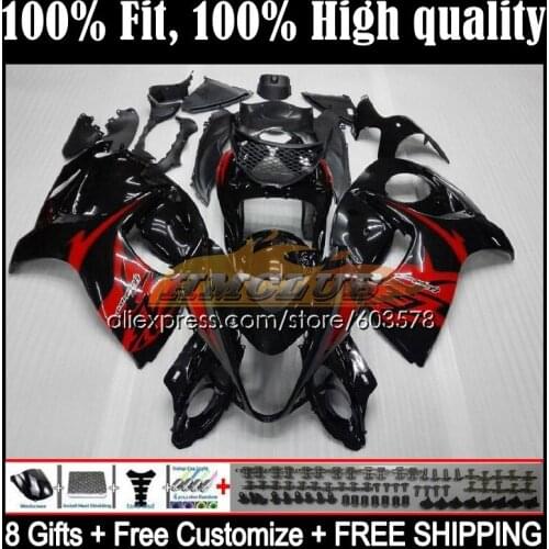 Injection For SUZUKI Hayabusa GSX-R1300 08 09 10 11 12 13 21CL.11 GSXR1300 CC 2014 2015 2016 2017 2018 2019 Fairing Stock black