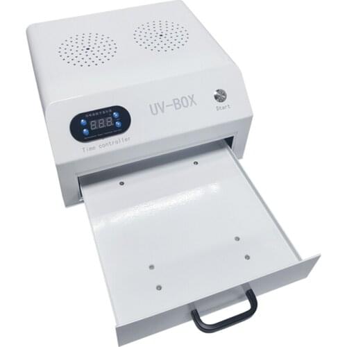 UV-BOX TBK mini UV curing lamp curved surface wrinkle-free flexible screen full screen shadowless glue glue LED light box