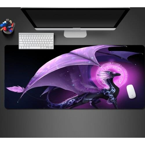 Cool Wings Purple Dragon Hot Selling Mouse Pad High Quality Game Computer Mouse Pad New Hanging Screen Desktop Game Mouse Pads