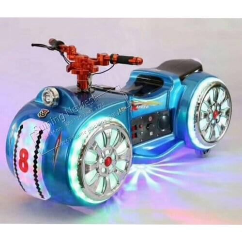 Hot Selling Plaza Amusement Fairground Drive Racing Car Moto Motorbike Rides Simulator Game Machine For Adults and Kids