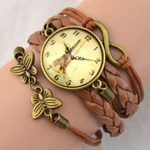 Fashion jewelry Chain infinity love sticker Charm Bracelet butterfly Bracelets For Women