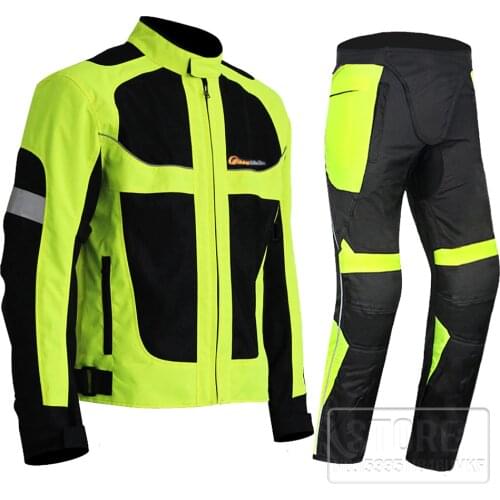Motorcycle Jacket Moto Pants Winter Summer Breathable Motocross Moto Jacket Reflective Chaqueta Riding Clothing Protection