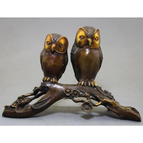 The latest style retro sculpture collection brass gilt bronze owl multi style Eagle sculpture