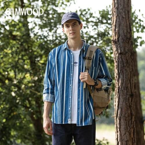 Мужские хлопковые рубашки Simwood China At AliExpress
