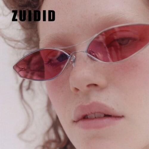 Retro Cat Eyes Sunglasses Women 2021 New Candy Color Clear Lens Fashion Vintage Sun Glasses Ladies Brand Design Eyewear UV400