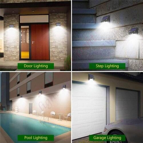 100/114 LED Outdoor Solar Light Lamps Waterproof Solar Powered Sunlight For Garden Decor PIR Motion Sensor Wall Lights 5Z