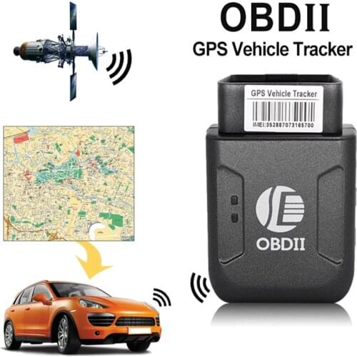 Universal Mini OBD2 GPS Trackers GPRS Real Time Car GSM OBDII 2 TK206 Quad Band Anti-theft Alarm Vehicle Tracking Device System