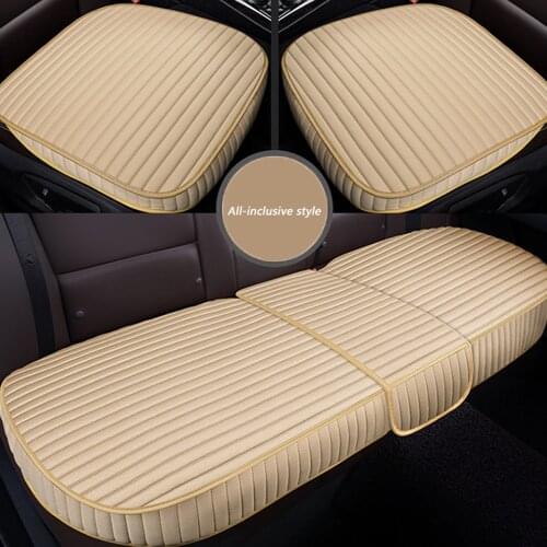 1SET Universal Car Seat Mat Front Rear Protective Cover Cushion Breathable Non-slip Car Cushion Protector Pad